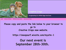 Tablet Screenshot of creativecrops.com